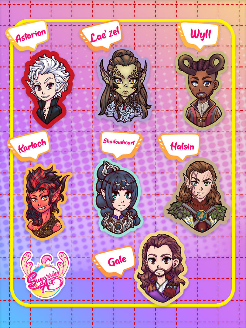 Bg3 Stickers