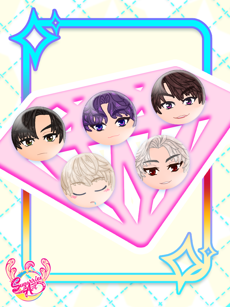 LADS Boyfriend Button Pack
