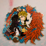 Load image into Gallery viewer, Dabi &amp; Hawks - Dance of Feather &amp; Fire Pin

