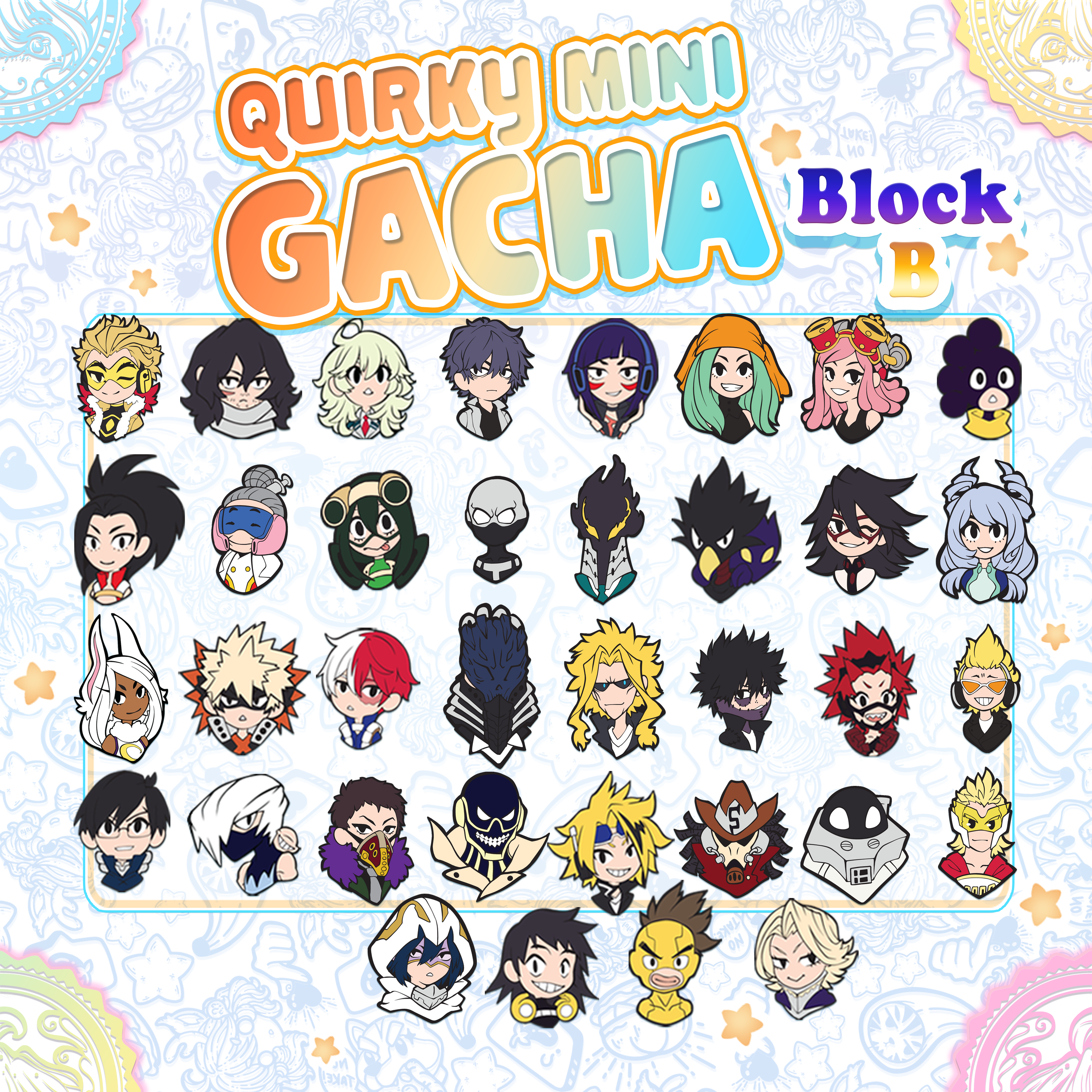 Quirky Mini Pin GACHA - Block B
