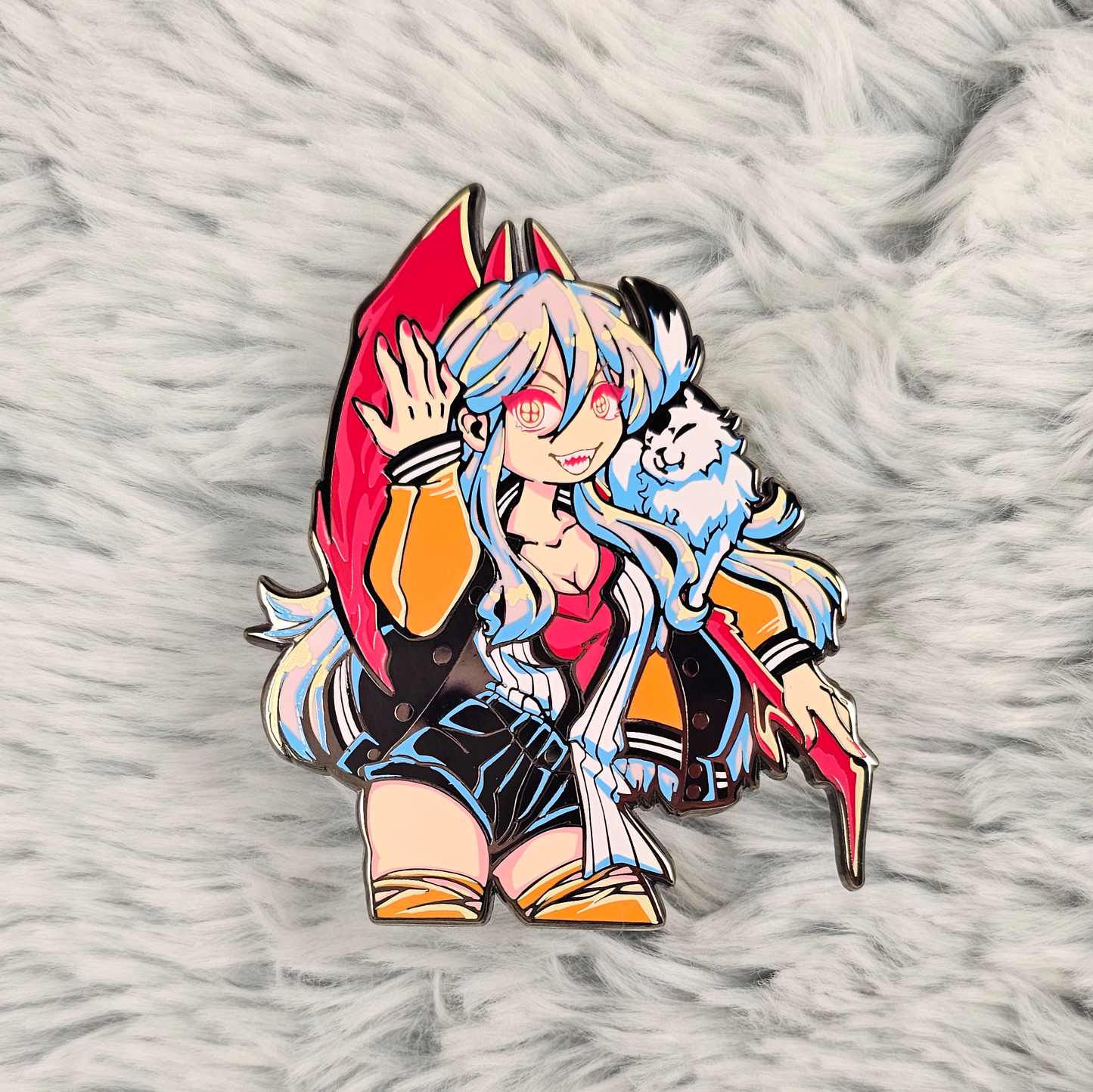 Blood Devil Power Enamel Pin