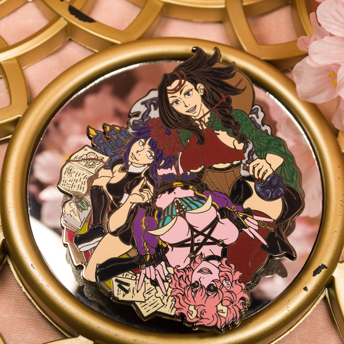 Spellcraftin Girls Hard Enamel Pin
