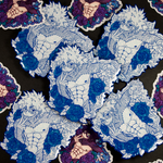 Load image into Gallery viewer, Blueflame Dabi - Nudey My Hero Hard Enamel Pin Collection
