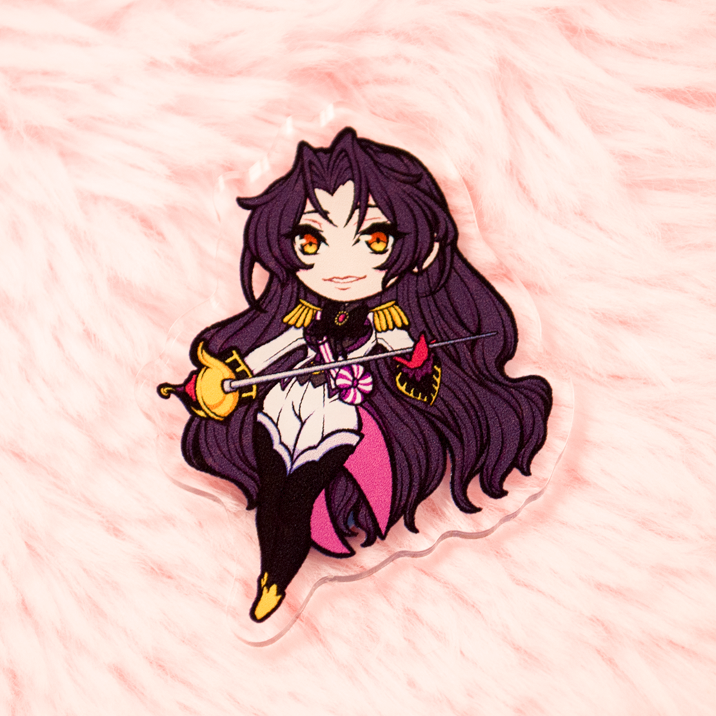 Vanitas No Carte Acrylic Pins