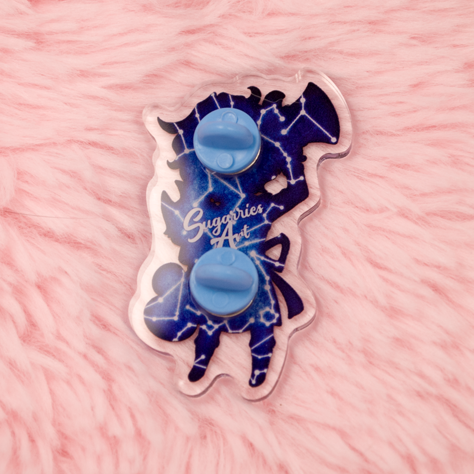 Vanitas No Carte Acrylic Pins