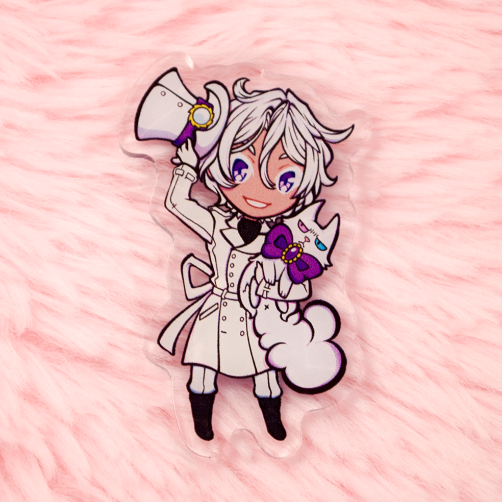 Vanitas No Carte Acrylic Pins