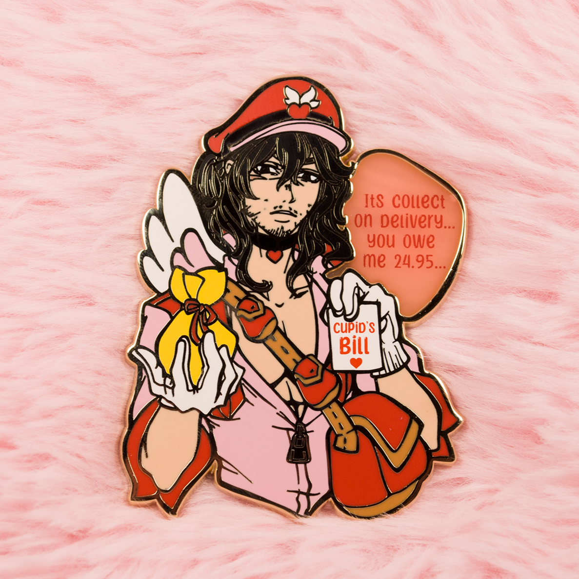 Special Delivery Valentines Hard Enamel Pins