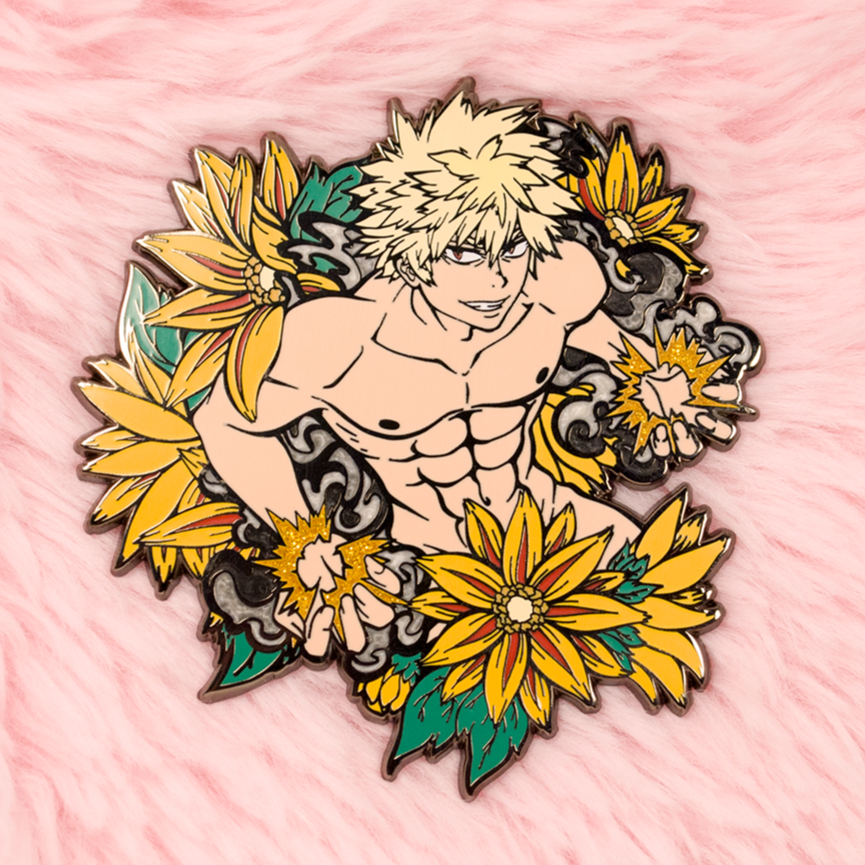 Nudey Bakugo Revamp Enamel Pin
