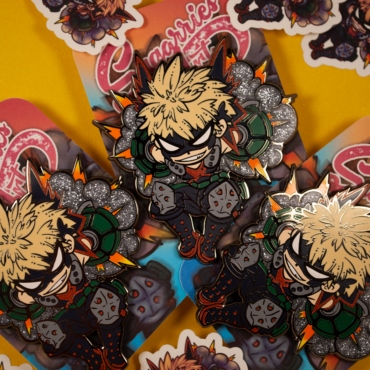 Boom Boom Baby Baku Enamel Pin