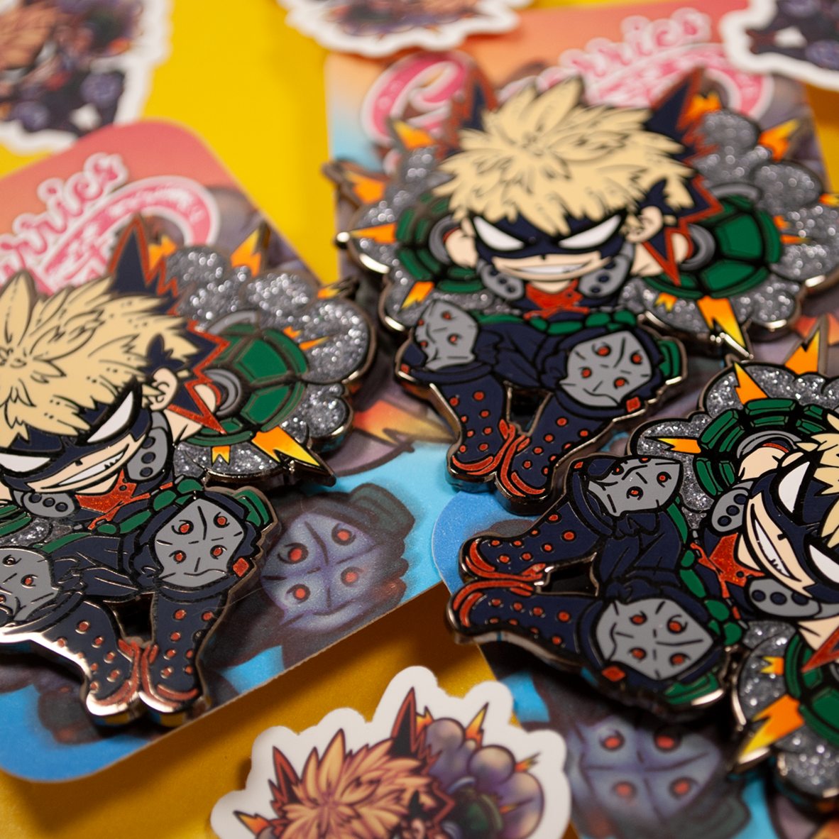 Boom Boom Baby Baku Enamel Pin