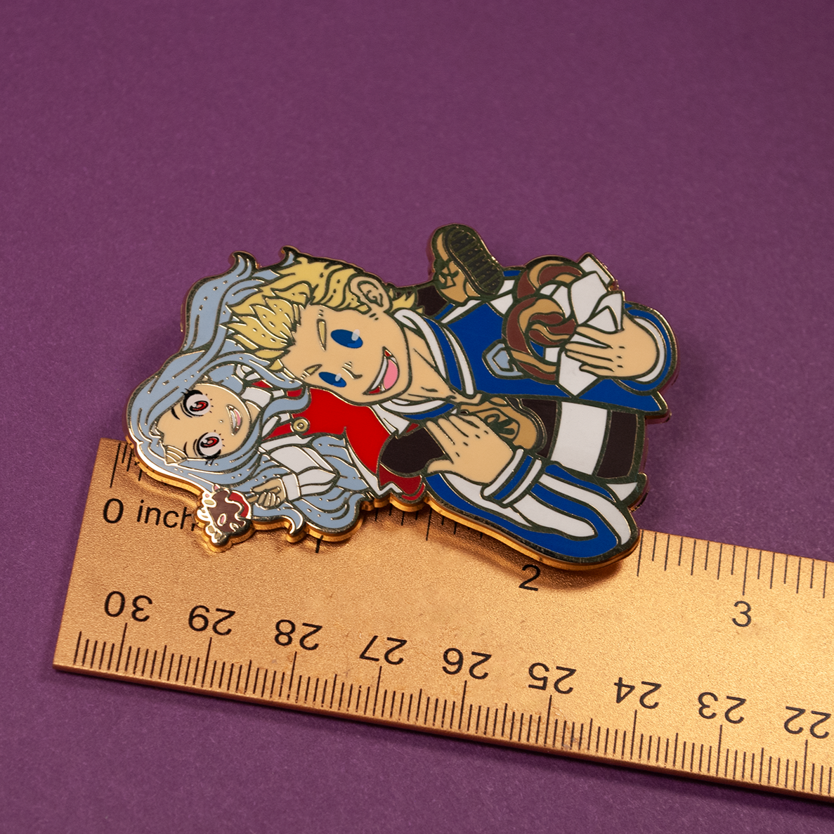 Erie x Mirio My Hero Hard Enamel Pin