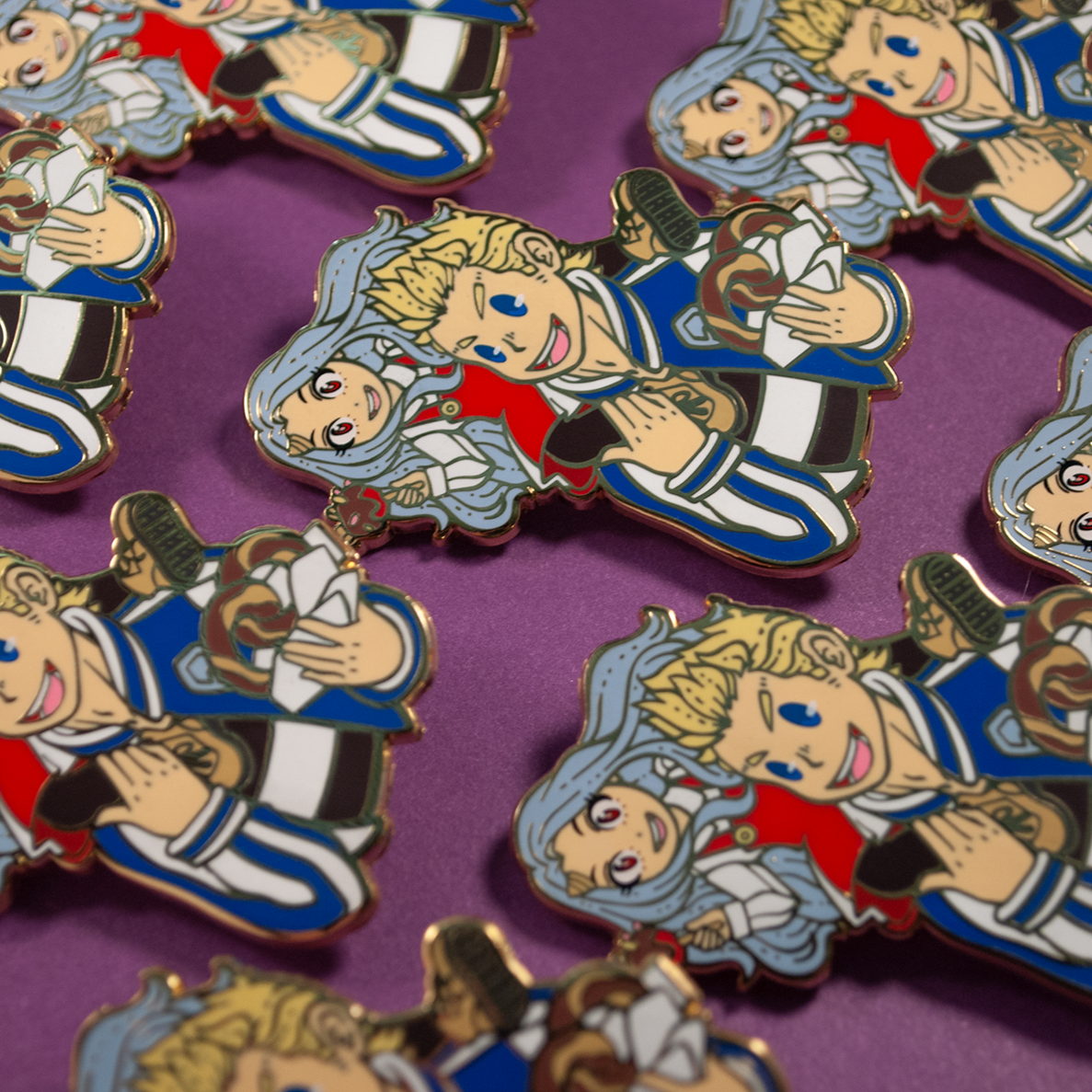 Erie x Mirio My Hero Hard Enamel Pin