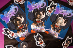 Load image into Gallery viewer, Miqo&#39;te Girl - FFXIV Race Enamel Pin - Keeper of the Moon
