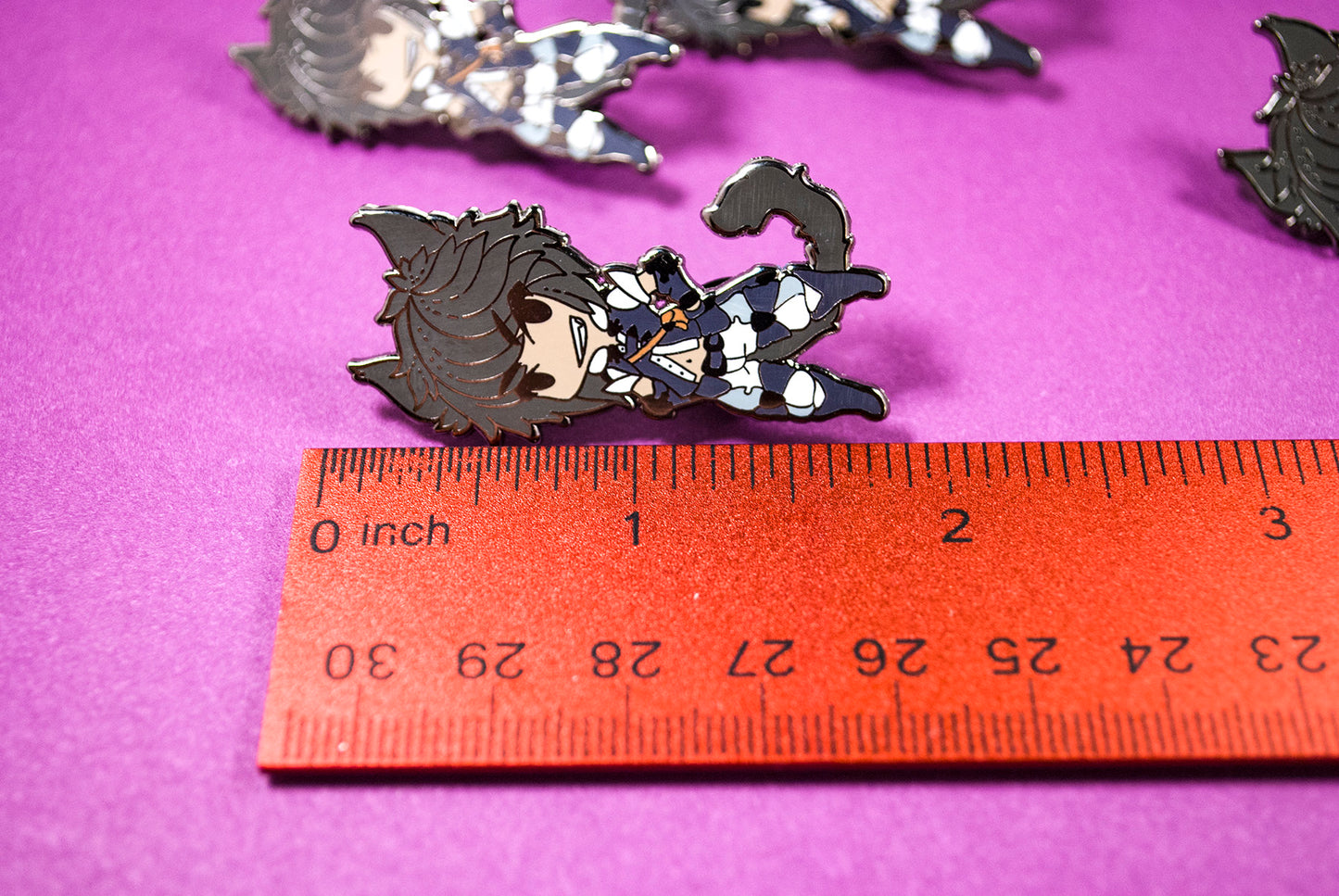 Miqo'te Boy- Little FFXIV Race Enamel Pin - Keepers of the Moon
