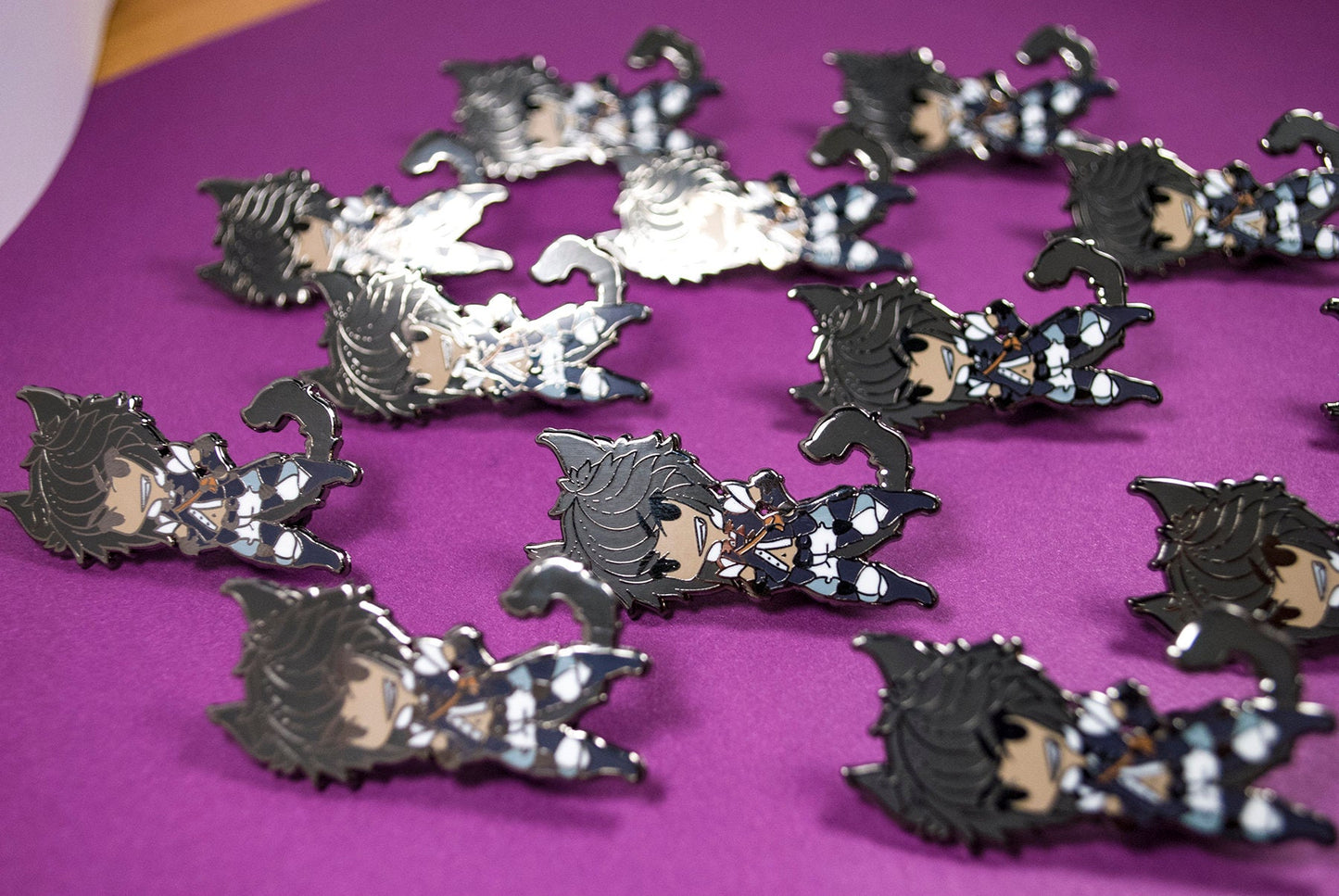 Miqo'te Boy- Little FFXIV Race Enamel Pin - Keepers of the Moon