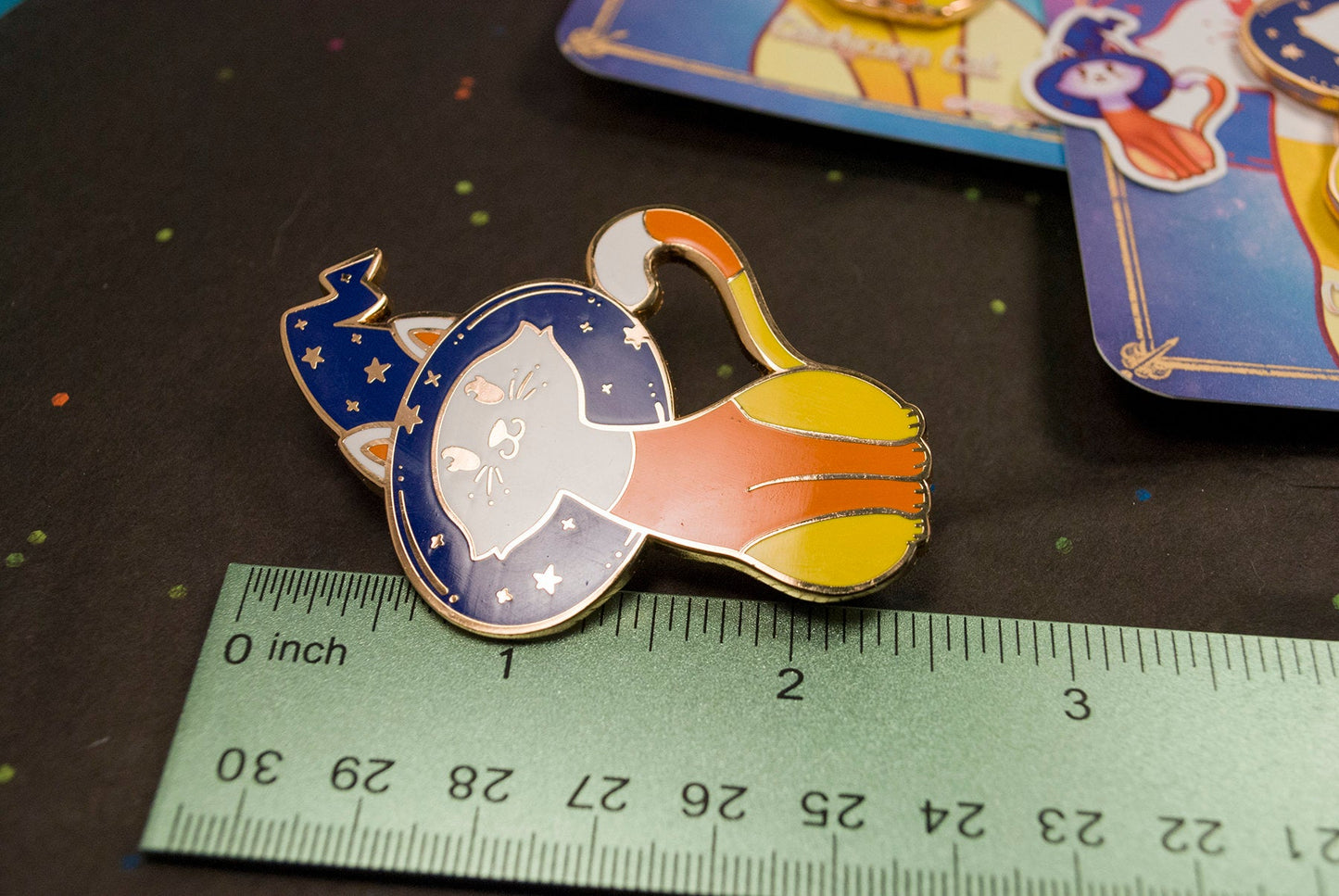 Spoopy Cuties - Candycorn Cat Enamel Pin