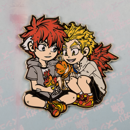 Touya x Keigo - A Peek into a Happier Reality Pin