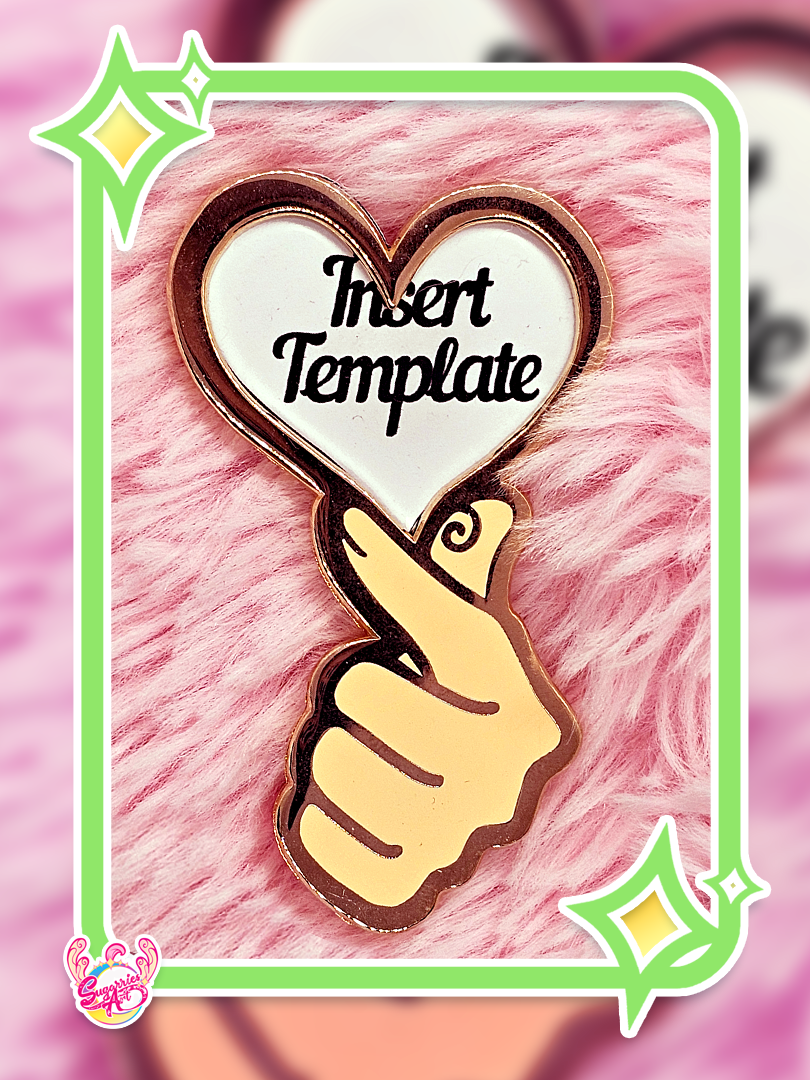 Love at my Fingertips Enamel Pin