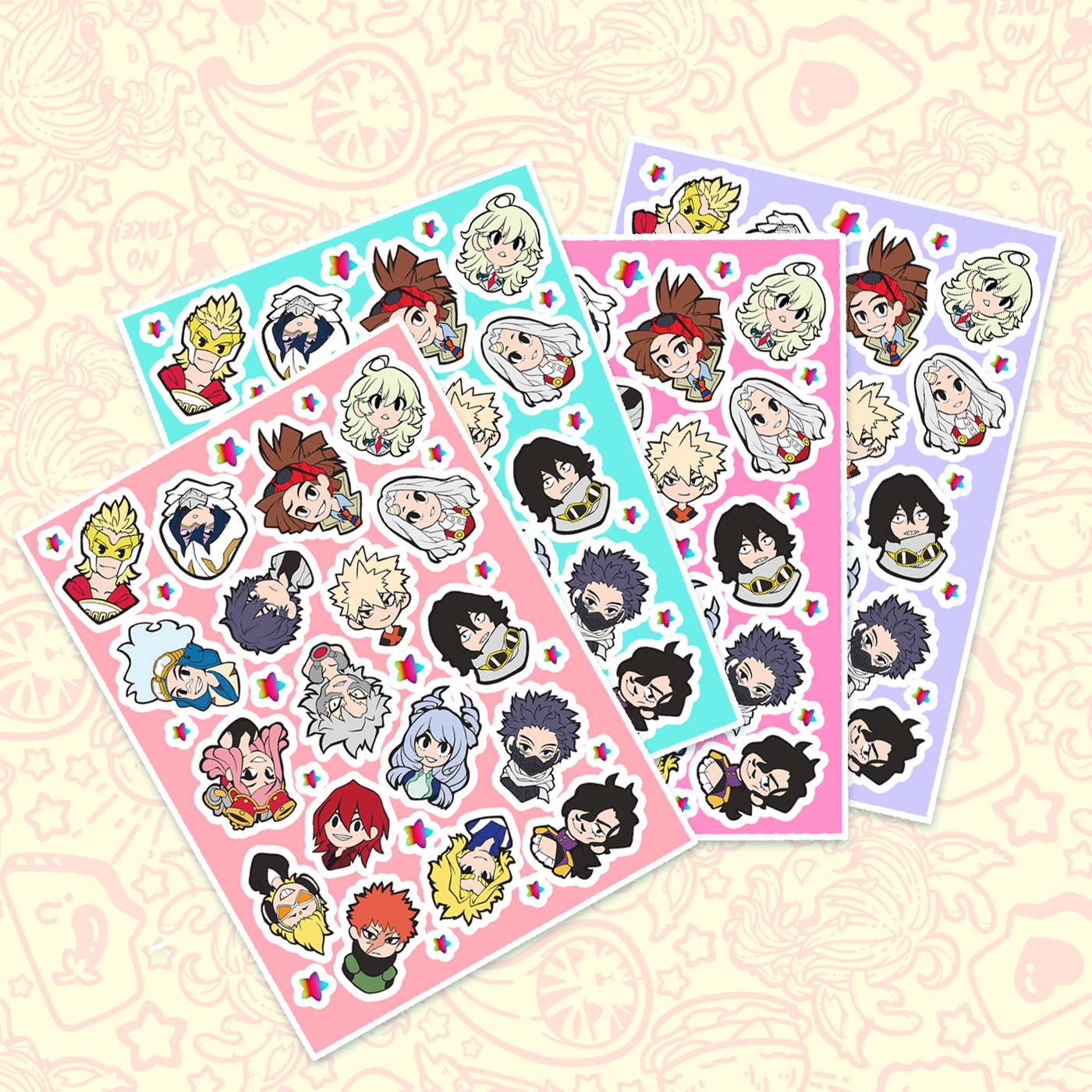 Quirky Mini Sticker Sheets