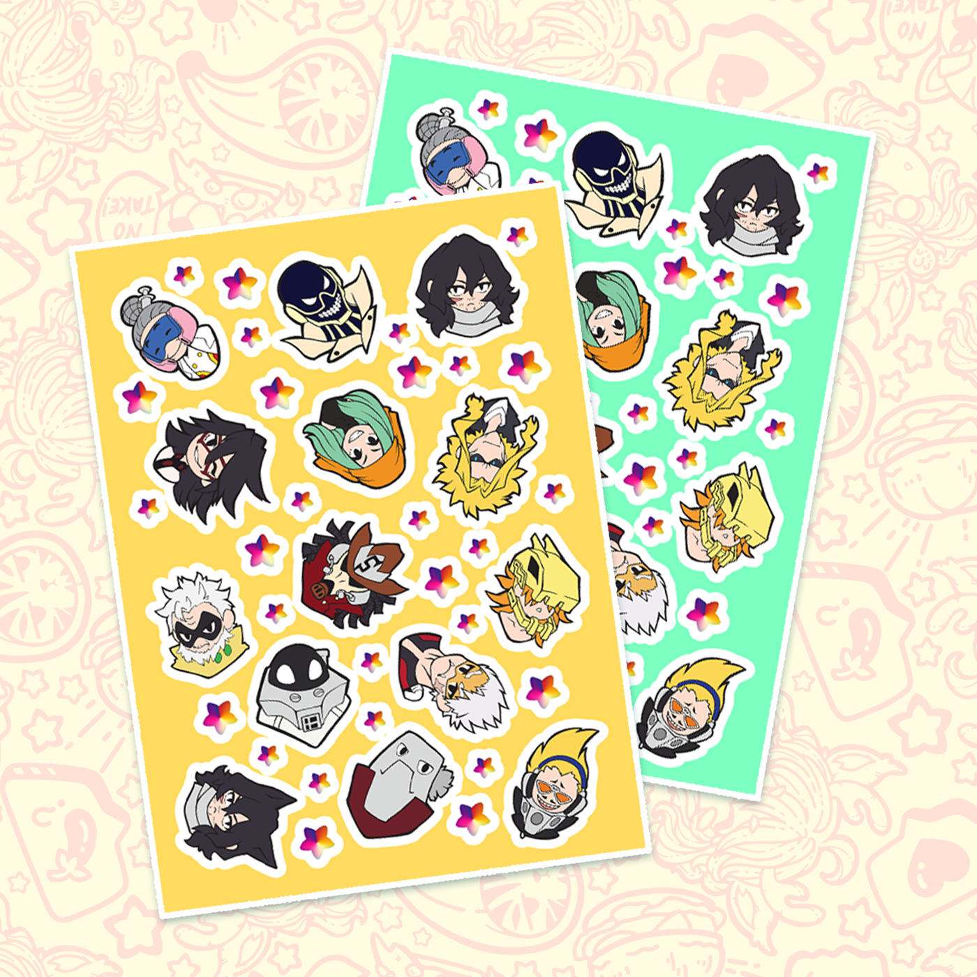 Mini Sticker Sheets Quirky Mini Sticker Sheets – Sugarries Art