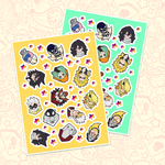 Load image into Gallery viewer, Quirky Mini Sticker Sheets
