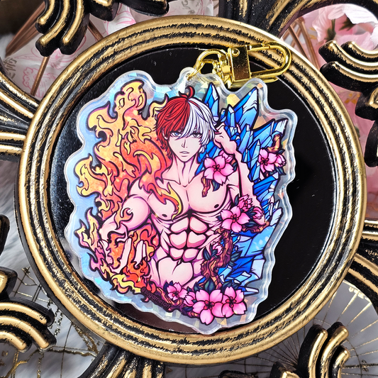 Icy but Hot Son of the Pro Dual Holo/Clear Acrylic Charm