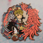 Load image into Gallery viewer, Dabi &amp; Hawks - Dance of Feather &amp; Fire Pin
