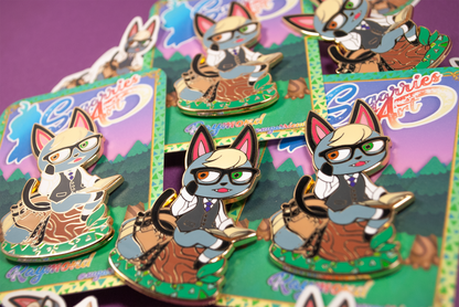 Villager Raymond - Campfire Friend Animal Crossing Pin Collection