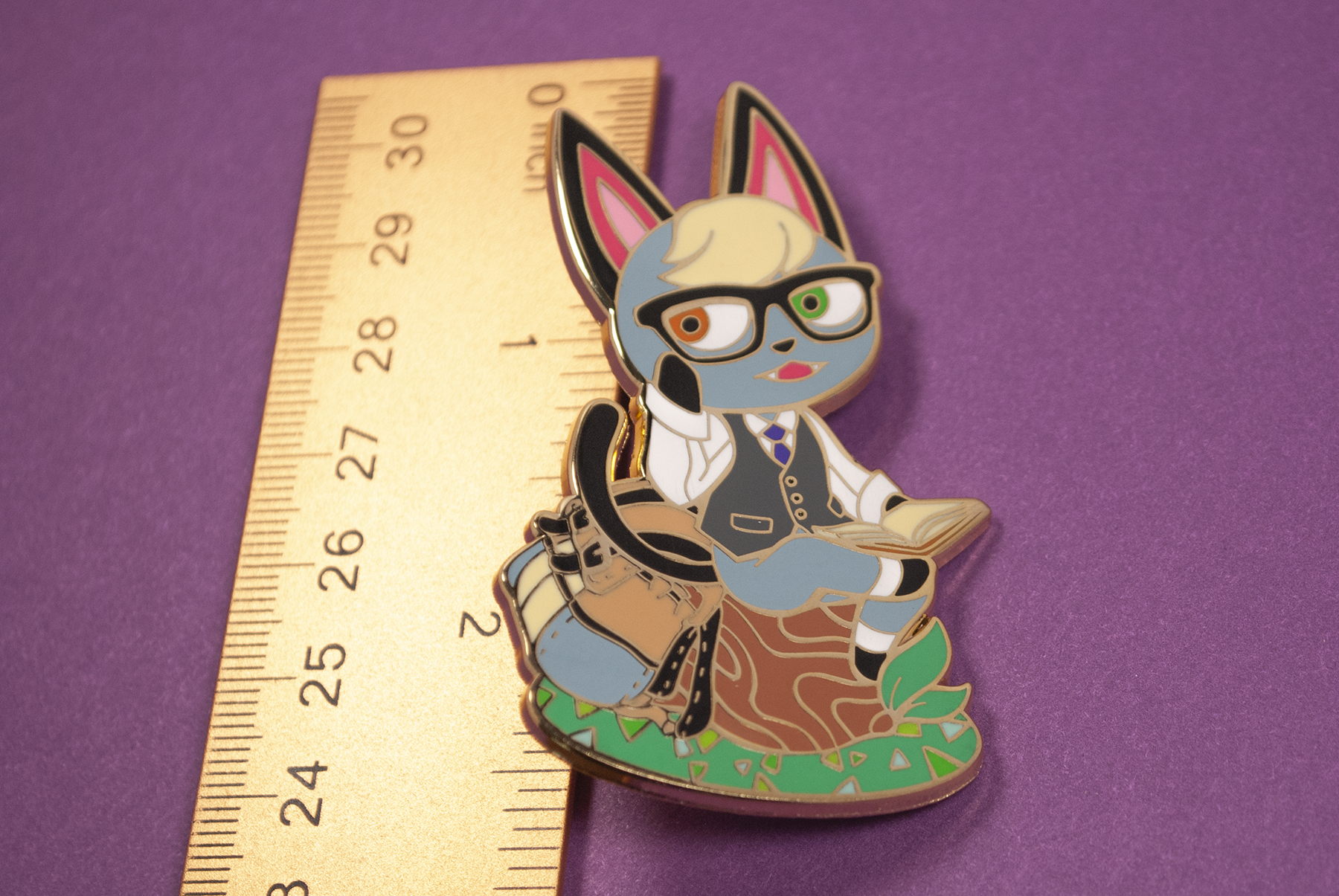 Villager Raymond - Campfire Friend Animal Crossing Pin Collection