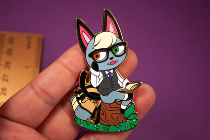 Villager Raymond - Campfire Friend Animal Crossing Pin Collection