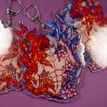Load image into Gallery viewer, Icy Hot Dual Holo/Clear Acrylic Charm
