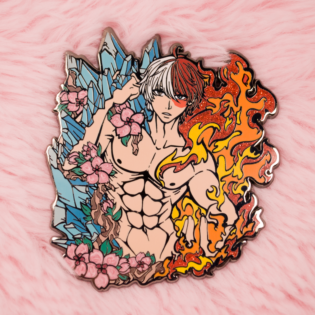Nudey Todoroki Revamp Enamel Pin