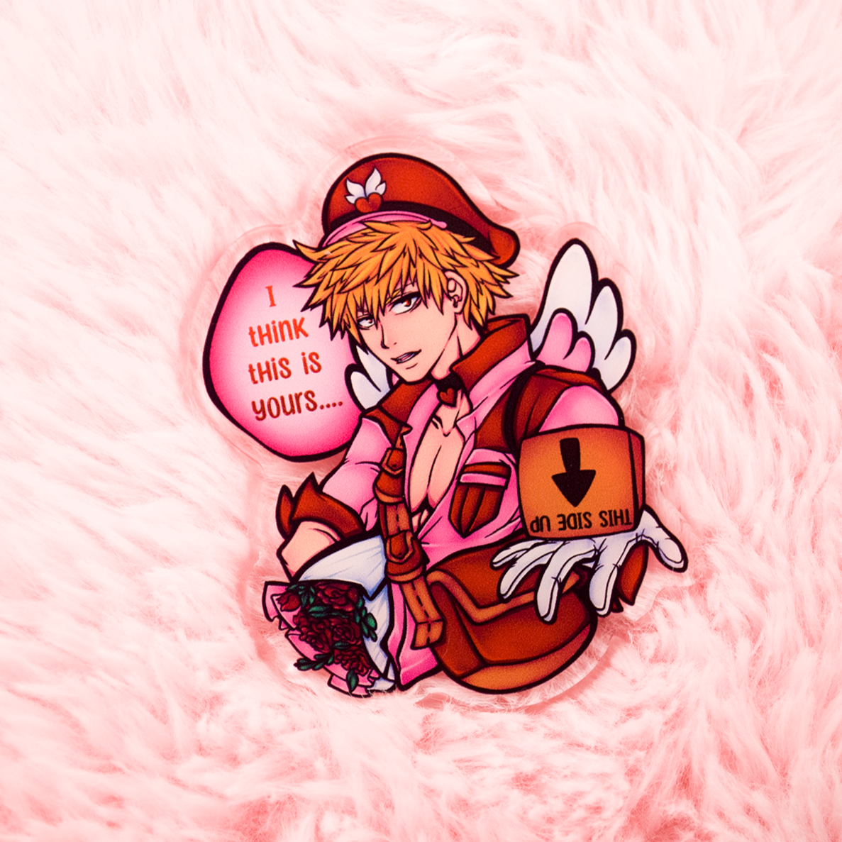 Special Delivery Valentines Acrylic Pins