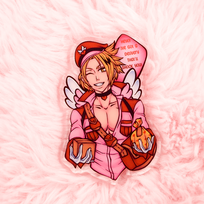 Special Delivery Valentines Acrylic Pins