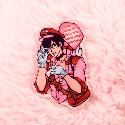 Special Delivery Valentines Acrylic Pins