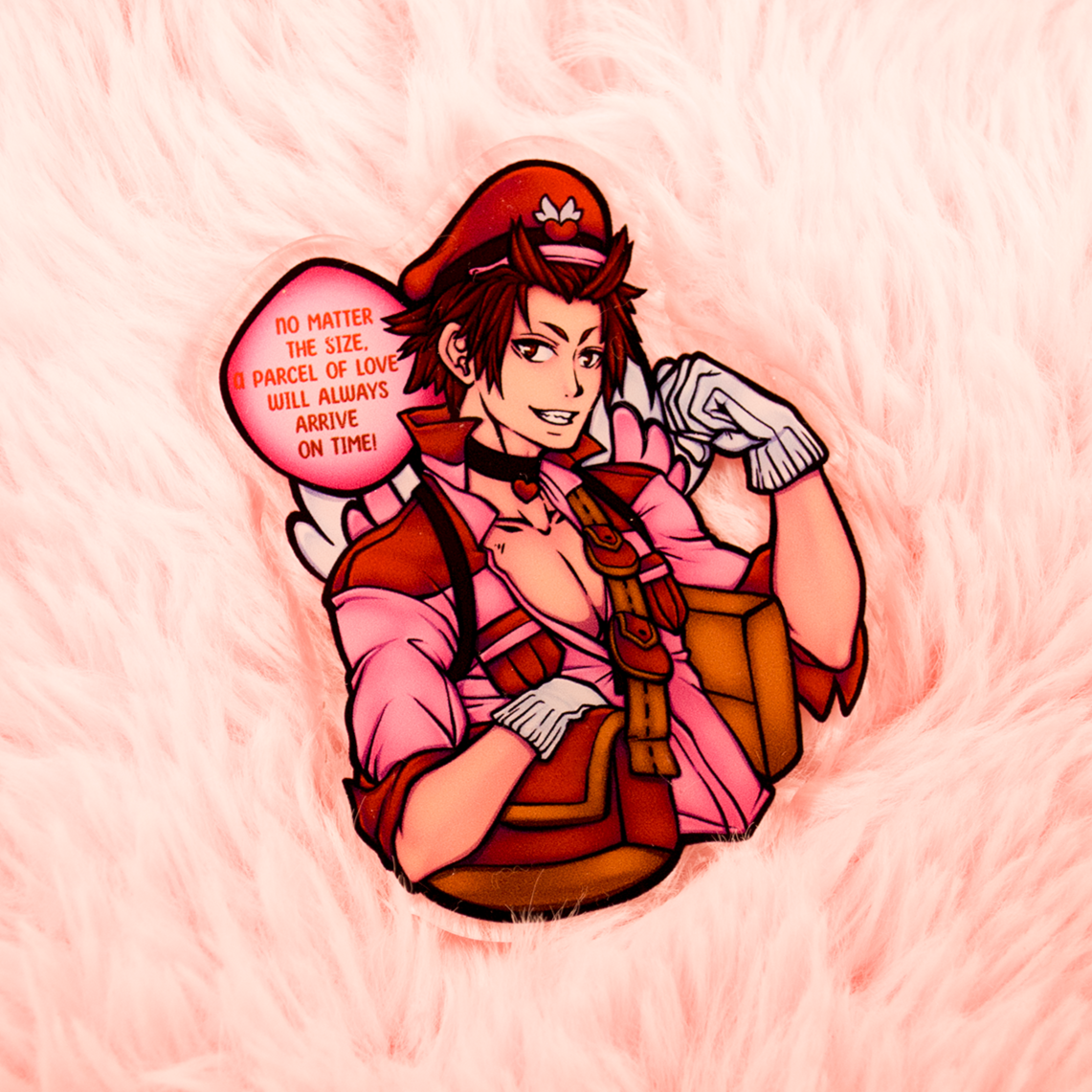 Special Delivery Valentines Acrylic Pins