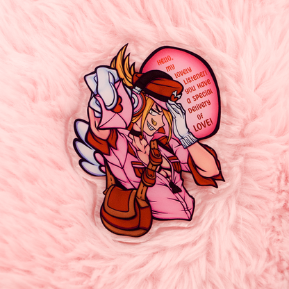 Special Delivery Valentines Acrylic Pins