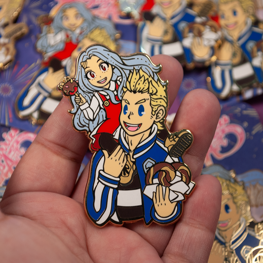 Erie x Mirio My Hero Hard Enamel Pin