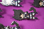 Load image into Gallery viewer, Miqo&#39;te Boy- Little FFXIV Race Enamel Pin - Keepers of the Moon

