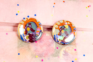 Horizon Islanders - Animal Crossing Button Set of Seven Adorable 1 inch Buttons