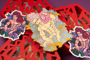 Red Riot Man - Nudey Pin Collection